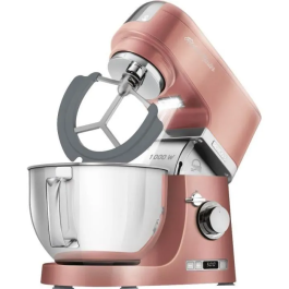 Sencor STM 7875RS Robot pâtissier - 1000 W, bol inox 4.5 L, 8 vitesses, éclairage LED, accessoires amovibles