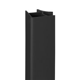 HERRAJES ALK - Zesio Angle Rigide pour Plinthe, H80/H100/H147/H164, Finition Argent/Blanc Mate, Noir Mate