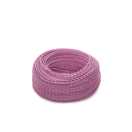 Cable Tressé Textile 2x0.75 mm² 1m Noir SKD-CT275-BLACK