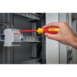 Bosch Tournevis VDE SL/PZ2x125, isolé jusqu'à 1000 V, PZ2, manche ergonomique