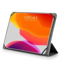 Port Designs Folio universel NOUMEA II 201326 pour tablettes 9 à 11 pouces avec système d'élastique universel SEU - Gris