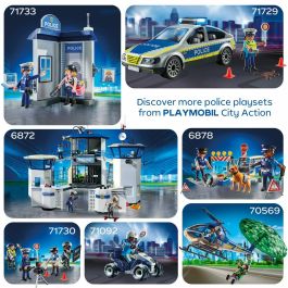 Playmobil PL71873 Centre de Commandement de Police, Officier de Police, Action Urbaine, 253 Pièces, 4 Ans et Plus