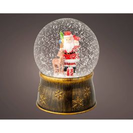 Boule de Neige de Père Noël Lumineo Multicouleur Ø13 x 17,5 cm
