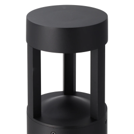 Balise LED Extérieure San Luis 30cm 10W 220VAC 3000K Noir