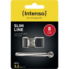 STICK 8GB USB 3.0 Intenso 3532460 Slim Line Black