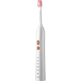 Sencor SOC 3313PW - Brosse à dents électrique avec 5 modes, 48 000 oscillations/min, minuteur Quadpacer, autonome 45 jours, étanche IPX7