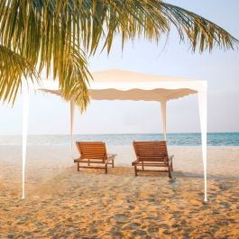 Tonnelle Aktive 300 x 250 x 300 cm Acier Blanc Plastique