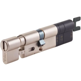 Yale Cylindre ajustable Linus 05/501000/SN pour tous types de portes compatible avec serrure connectée Linus