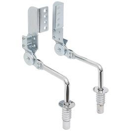 Q&Q Ressort pour appui-tête inclinable, droite/gauche, 90°-210°, anti-fil long, 8 positions, acier zingué