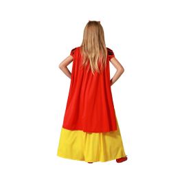 Déguisement Princesse de Conte pour Fille 7-9 Ans - Ensemble avec Cape, Robe et Diadème - Blancanieves Thème Fantaisie