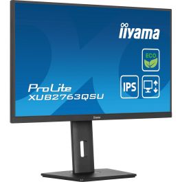 68,6cm/27" (2560x1440) iiyama ProLite XUB2763QSU-B1 16:9 QHD IPS 2ms 100Hz HDMI DP USB Speaker Pivot Black