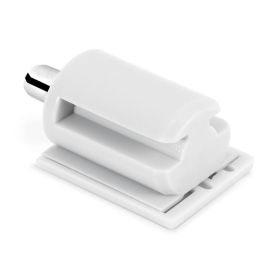 HERRAJES ALK Support étagère à encastrer Pivote Ø3-Ø5 Finitions Blanc, Gris, Anthracite