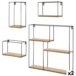 Étagère Max Home Fer Bois MDF (2 Unités)