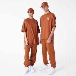 T-shirt à manches courtes homme New Era LEAGUE ESSNTLS LC OS TEE NEYYAN 60435552 Orange XL