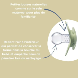 Nuby Lot de 5 Tétines Orthodontiques pour Bébé en Silicone - Âge : 6 à 18 Mois - Multicolore - Confort et Développement Buccal