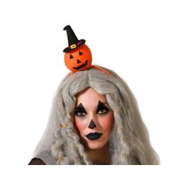 Diadème de Déguisement Halloween Enfant - Orange, Citrouille Souriante avec Chapeau de Sorcière - Accessoire pour Fête et École Precio: 10.7900004. SKU: B1GWV8SFPV