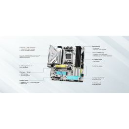 Carte Mère ASRock B850M Steel Legend WiFi Intel Wi-Fi 6 AMD AM5 AMD B850