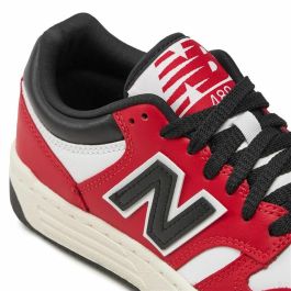 Chaussures de Sport pour Enfants New Balance 480 Blanc Rouge Noir