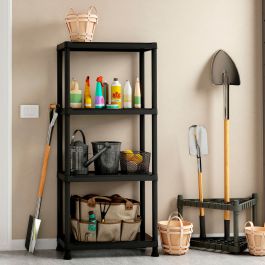 Keter Étagère Modulaire 4 Étagères 60x30x135 cm Résistante à l'Humidité