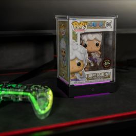 Konix Boîte d'affichage LED pour figurines Compatible Funko Pop / Banpresto Qposket Éclairage RGB Câble USB Référence 3328170302814