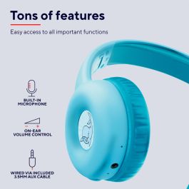 Oreillette Bluetooth Trust 25275 Bleu