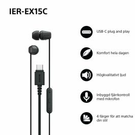 Casque Sony IEREX15CB Noir