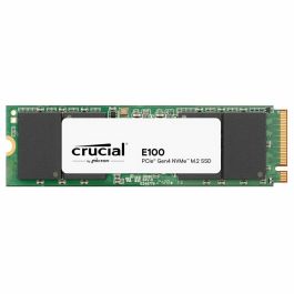 Crucial E100 SSD 480 Go NVMe PCIe Gen4 M.2 2280 Vitesse de lecture 4700 Mo/s Vitesse d'écriture 2500 Mo/s