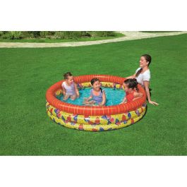 Bestway Piscine Gonflable Enfant 3 Anneaux Papillons 168x38cm +2 Ans Jardin 51202