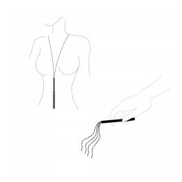 Magnifique collier de fouet en Or Bijoux Indiscrets 10720