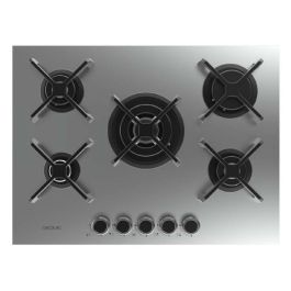 Cecotec Plaque gaz 5 feux Bolero Squad G 5400S 10400W inox WOK allumage sécurisé