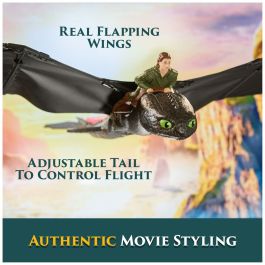 Spin Master Figurine Volante Dragons Dreamworks Sans Dent RC