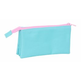 Trousse Fourre-Tout Triple Gabby's Dollhouse Bleu 22 x 12 x 3 cm