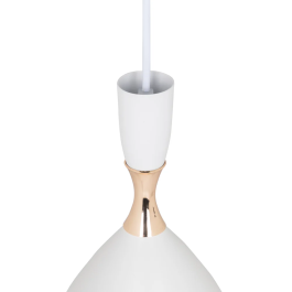 Lampe Suspendue Lia SKD-P127-W Métal Design Élégant Câble Réglable