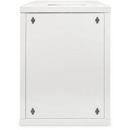 DIGITUS Wandschrank Compact 9HE 254mm 10" Glastür grau