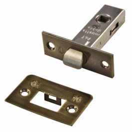 AMIG Picaporte Tubu C/Rec Nº12/45Mm. Cuero Cuadradillo 8Mm Frente 67X26Mm