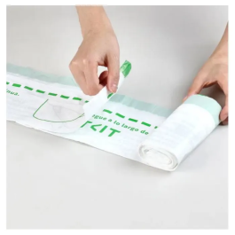 PETKIT - Lot de 5 rouleaux de 20 sacs à liens coulissants pour litière automatique, 8 L, résistants