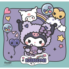 Clementoni - Puzzle Kuromi - 3 Puzzles de 48 Pièces - 21 x 20,5 cm - Images Captivantes et Couleurs Vives - Jeu Éducatif pour Enfants