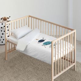 Housse de Couette Kids&Cotton Dayton Big Blanc 115 x 145 cm