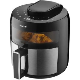 Sencor SFR 5010BK - Friteuse sans huile (Airfryer) 5 litres, 1500 W, 8 programmes, écran tactile LED, 60-200°C, Noir
