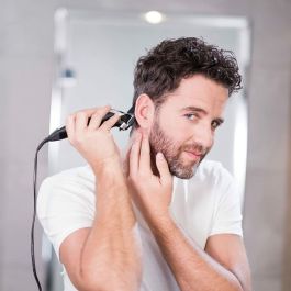 Wahl Tondeuse à cheveux filaire Home Pro, 230V, 8 sabots, Noir/Gris