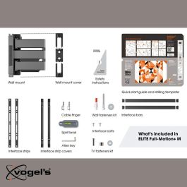 Support TV avec Bras Vogel's TVM5445 NEGRO 32" 65"