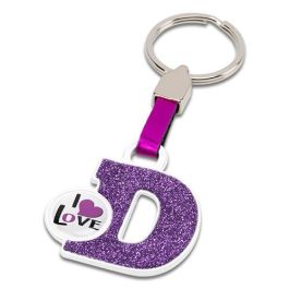 Abc Porte-Clés Lettre D Rose LLA01004