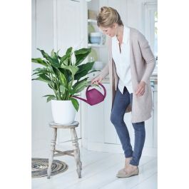 Elho Brussels Rond 25 Pot Rond Blanc Intérieur Ø 24,3 x H 23,2 cm