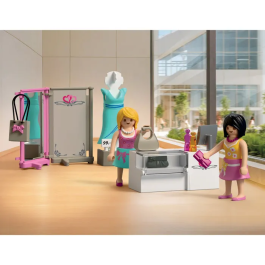 Playmobil 72081 - Boutique de mode My Life Le shopping, Jeu de construction 76 pièces, Enfant à partir de 4 ans
