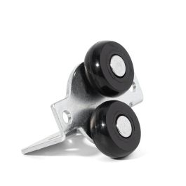 HERRAJES ALK Kit 2 Portes Supérieur+Inférieur Rolly pour Guidage A75 Sp16 Compatible avec Kit de Guidages Lugano