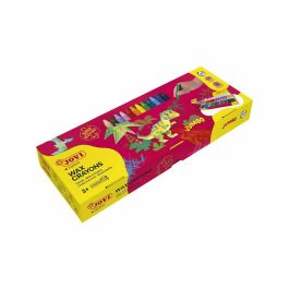 Crayons gras de couleur Jovi 989 Jaune 25 Pièces