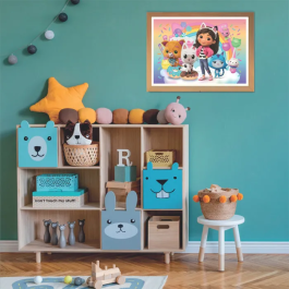 Clementoni Puzzle 2 x 20 Pièces - Gabby's Dollhouse - 2 Puzzles avec Personnages Enfants - Coffret