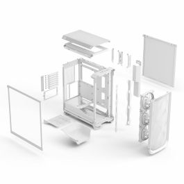 Boîtier ATX semi-tour Fractal Design FD-C-MES3A-07 Blanc