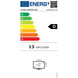 61cm/24" (1920x1080) iiyama ProLite XUB2492HSU-W6 16:9 FHD IPS 100Hz 0,4ms HDMI DP Pivot Speaker White