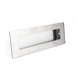 HERRAJES ALK Tirador Uñero para Puerta Corredera 150x50 mm Acero Inoxidable AISI 304 Mate